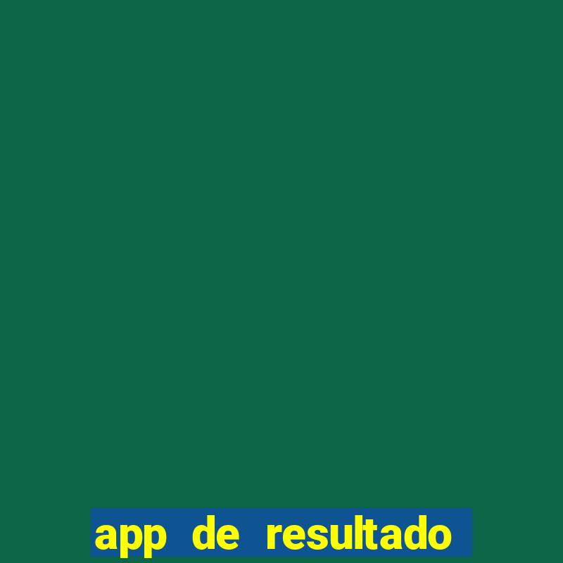 app de resultado de jogos